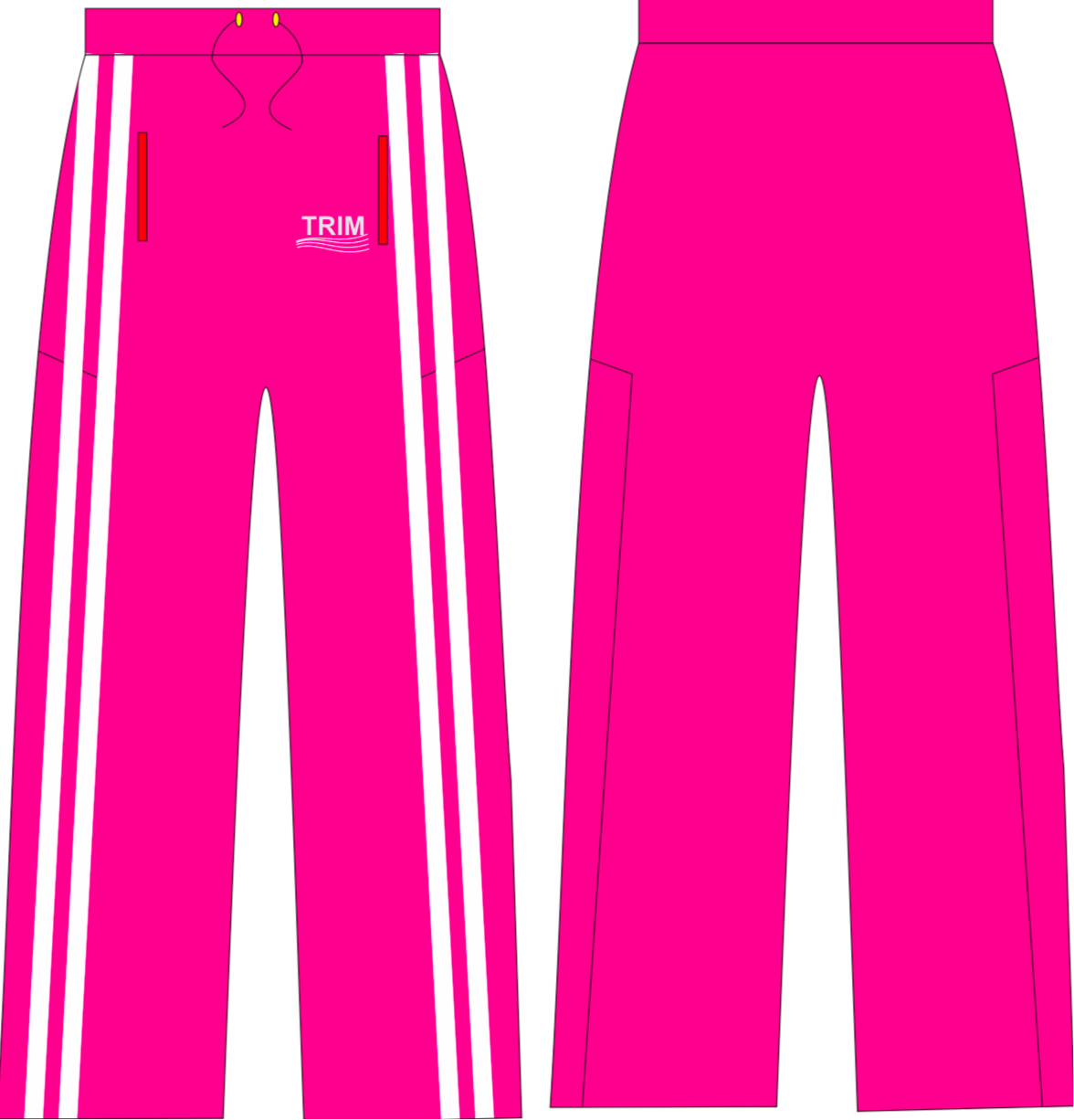 Pink Trim “Nylon Sweats”
