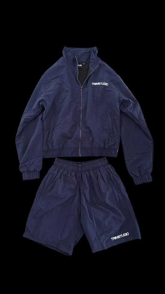 Navy Windbreaker Set